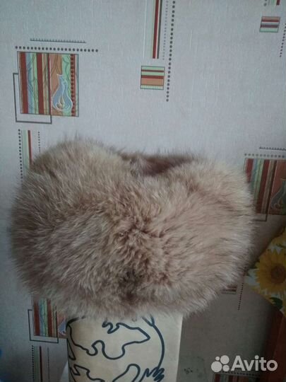 Шапка женская песец, р.56