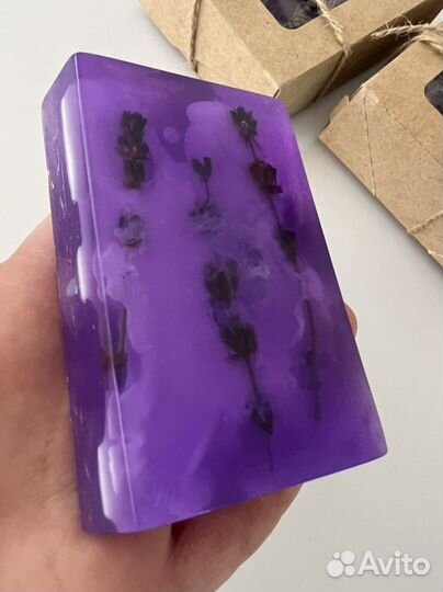 Подарочный набор мыло+саше лаванда