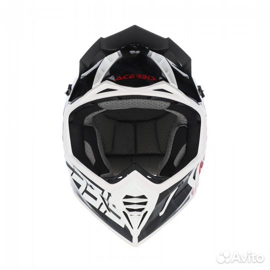 Оригинальный Шлем Acerbis X-track 22-06 Black/Whit