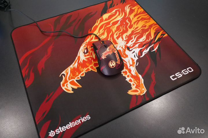 SteelSeries CS:GO Howl Bundle Rival 310 + QcK+