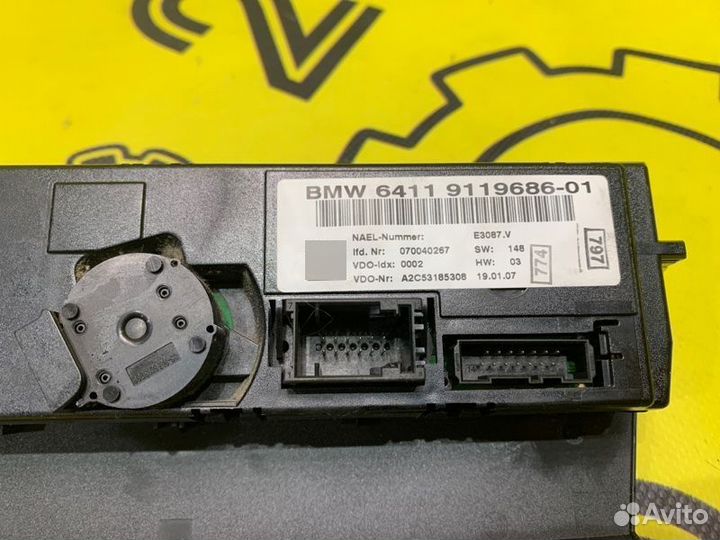 Блок управления климат-контролем Bmw 320I E90