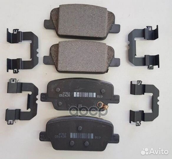 Колодки задние/pad kit-rear disc brake 58302S1A