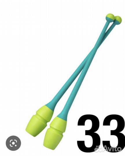 Булавы и обруч для художественной гимнастики