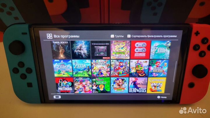 Nintendo switch oled neon/White прошитая Pico 1Tb