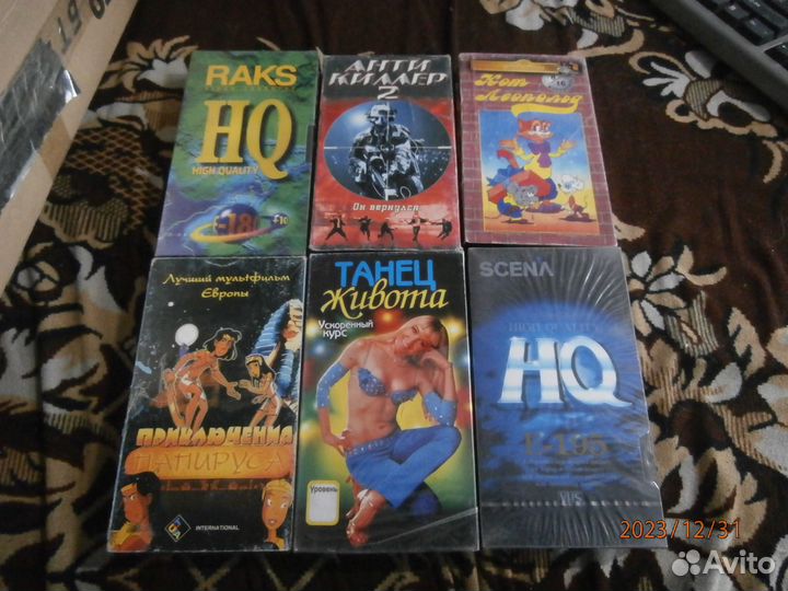 62 видеокассеты