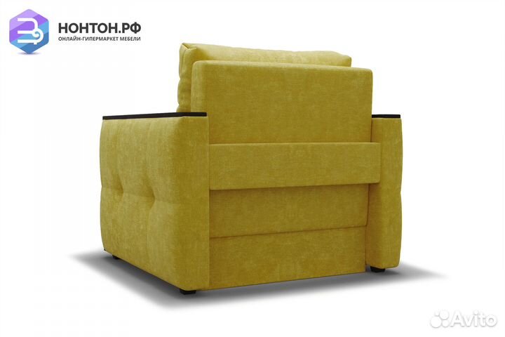 Кресло еврокнижка Инсайд горчичное