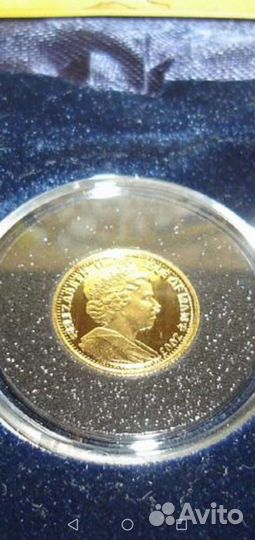 Золото 999 пробы монета Хоббит