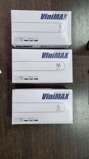 Перчатки виниловые медицинские одноразовые