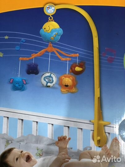 Мобиль в кроватку музыкальный