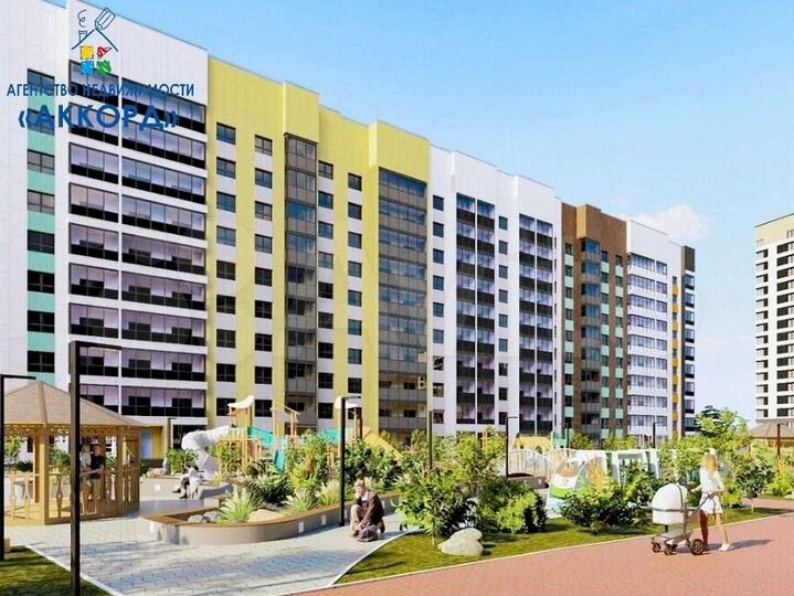 2-к. квартира, 61,4 м², 10/10 эт.