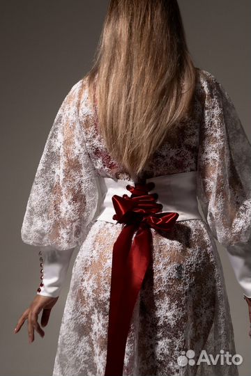 Халат из кружева