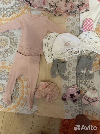 Вещи пакетом на девочку 62 68