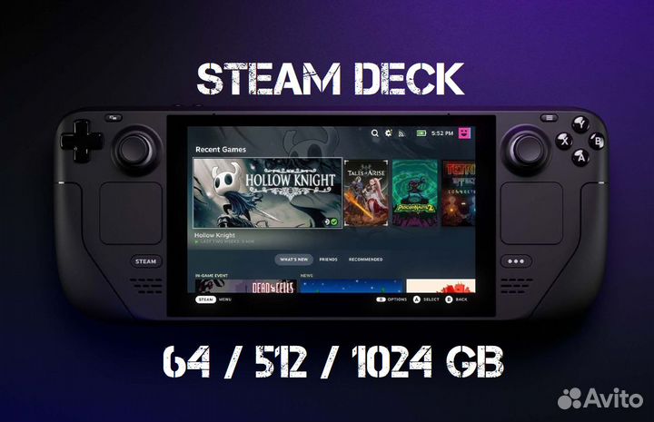 Steam Deck oled 1Tb, новый комплект