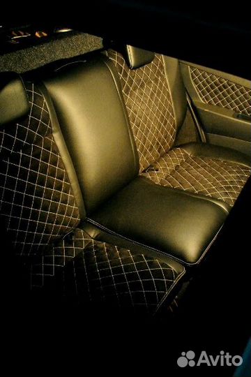 Вставки в двери экокожа Алькантара plenka68