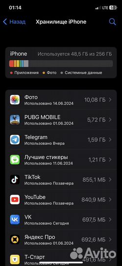 iPhone X, 256 ГБ