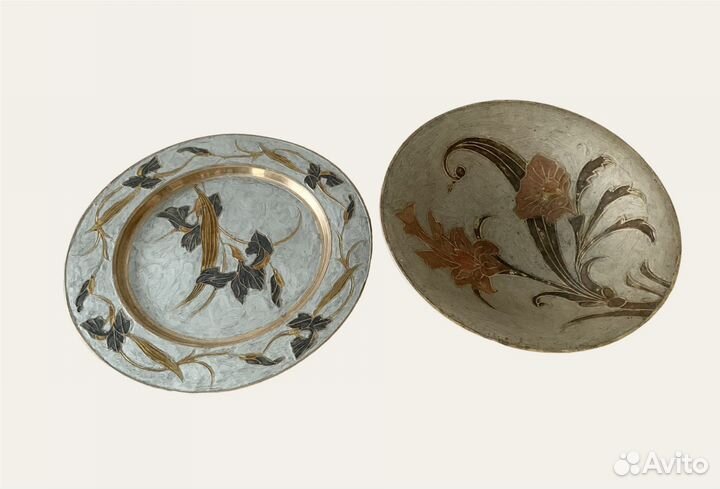 Антиквариат-Тарелка настенная,ваза для фруктов