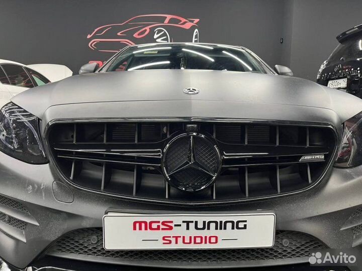 Губа решетка диффузор насадки E-class W213 дорест