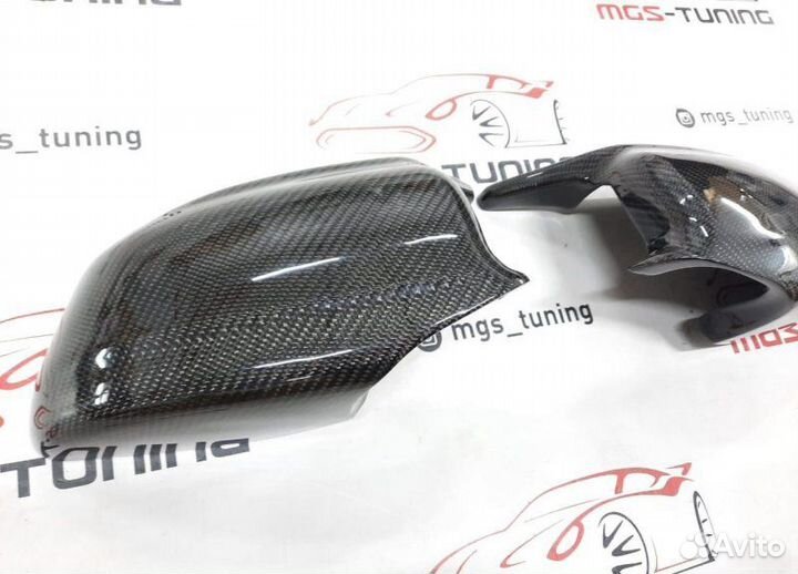 Крышки зеркал стиль BMW M6 F12 карбон (Дорест)