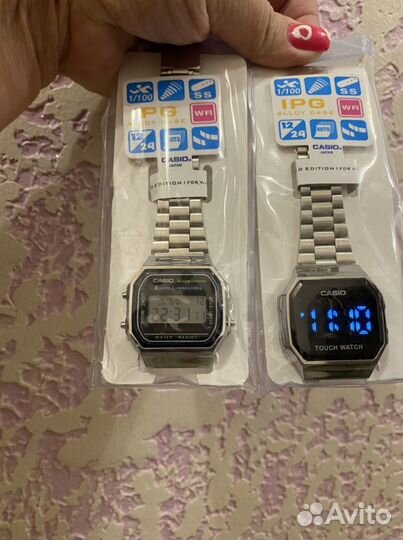 Электронные часы Casio Touch Watch черные