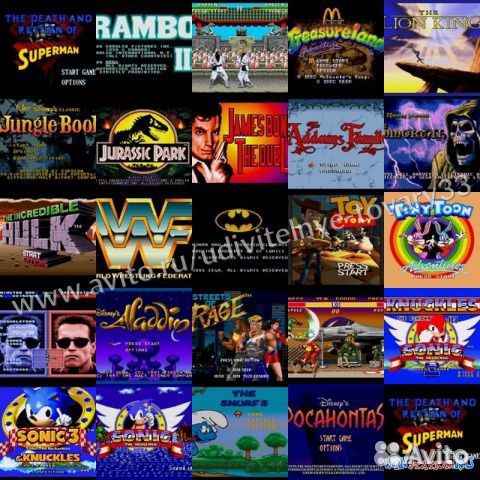 Приставка Денди, Сега (Dendy, Sega)