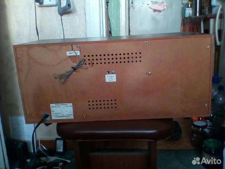 Антиквариат.Музык центр coiumbia.Радио приемник FM