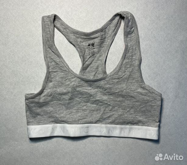 H&M Топ спортивный серый р.152