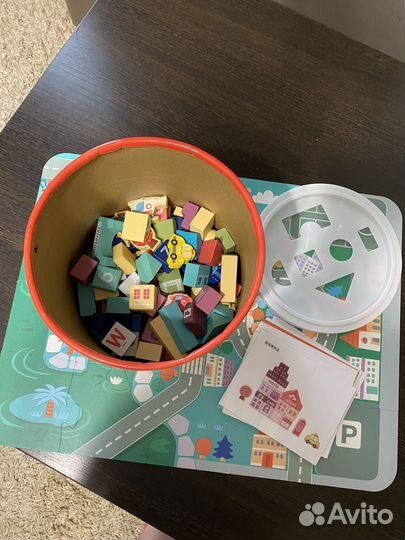 Деревянный конструктор город