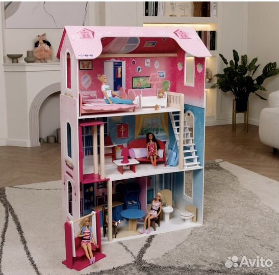 Домик для кукол Paremo Муза с мебелью