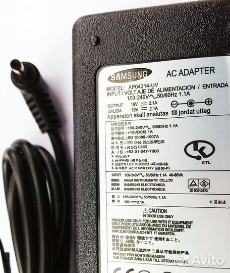 Блок питания NP530U3C NP900X1A NP900X3A NP900X1B