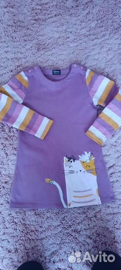 Пакетом одежда на девочку 110-116