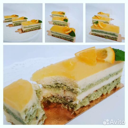 Нарезное пирожное