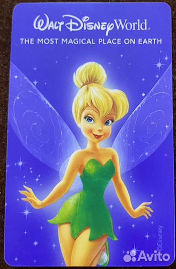 2 Билета (пластик. карта) в парк Walt Disney World