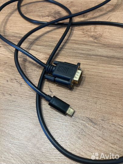 Видеокабель USB Type-C на VGA 1.8 м