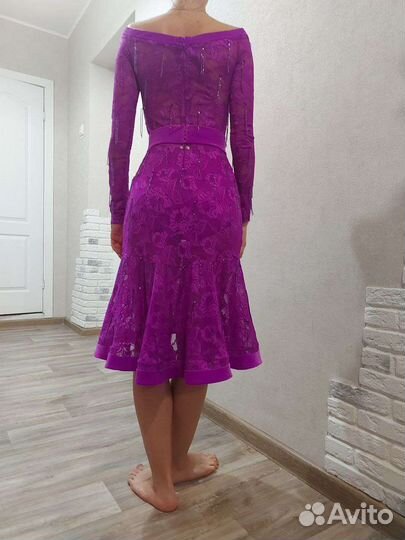 Платье для бальных танцев, латина