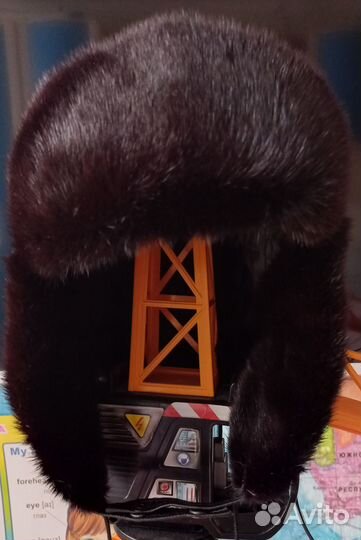 Шапка для мальчика 4-6 лет кожа