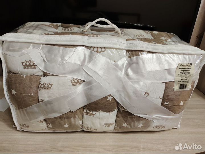 Бортики в кроватку бонбон бомбон