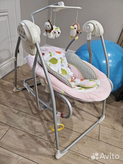Электронные качели для новорожденных