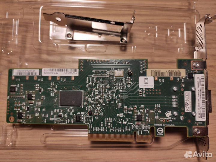 IBM LSI 9212-4i4e 6Gb HBA + Adaptec SAS 2280300-R