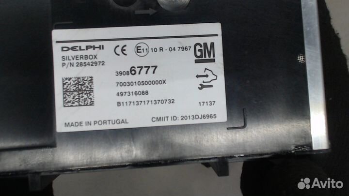 Блок управления антенной Chevrolet Cruze 2015, 201