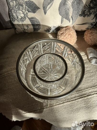 Салатник хрустальный