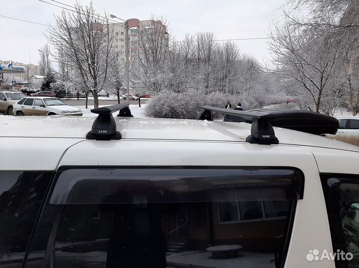 Багажник на крышу Toyota Alphard, Lux черный