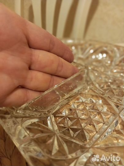 Хрустальная менажница