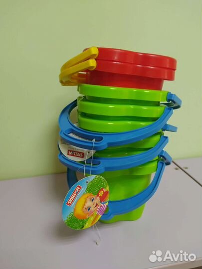 Лопатки, обручи, ведёрки детские