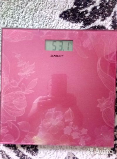Напольные весы scarlett б/у