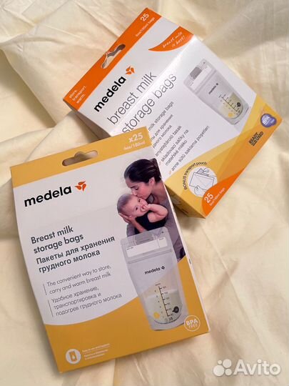 Пакеты для хранения грудного молока medela