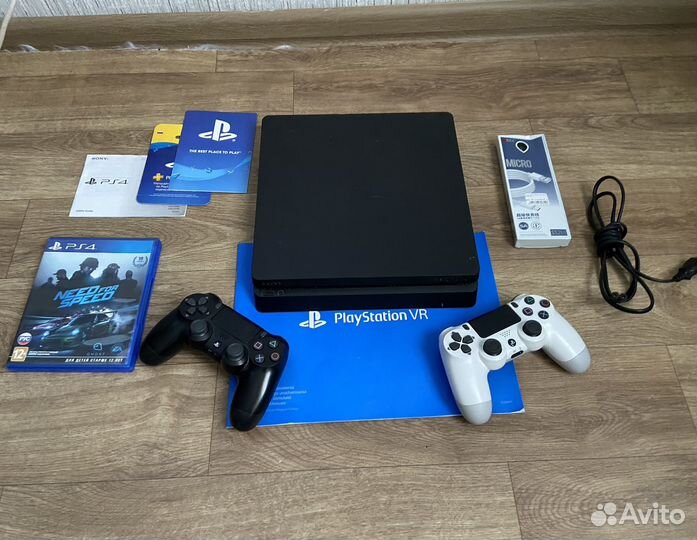 Sony playstation 4 Slim на 1 Тб /60 Игр /Год 2021