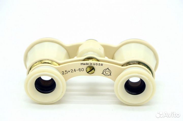 Бинокль театральный 2,5х60 белый