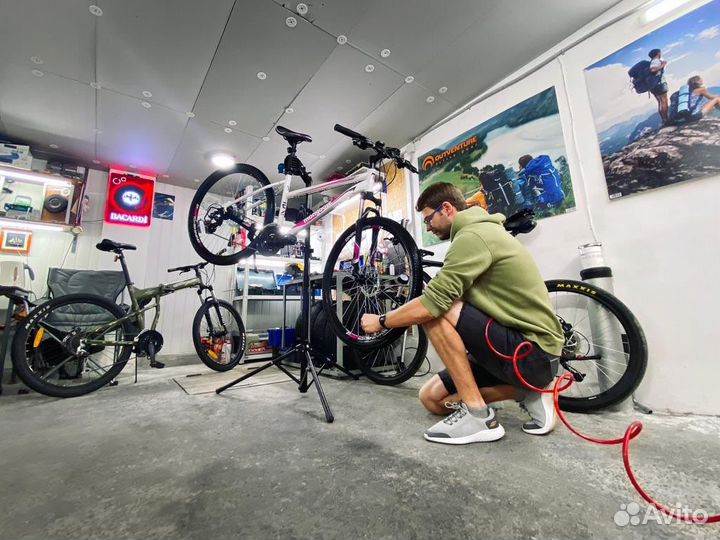 Ремонт и обслуживание велосипедов и самокатов