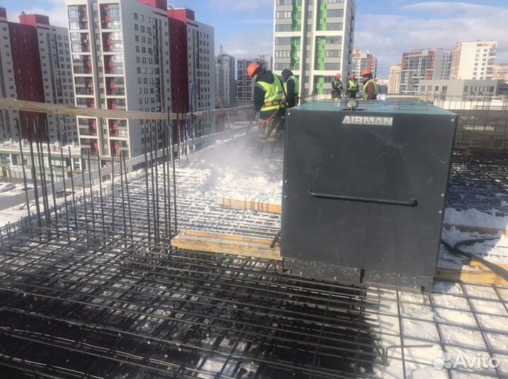 Аренда компрессора с отбойными молотками