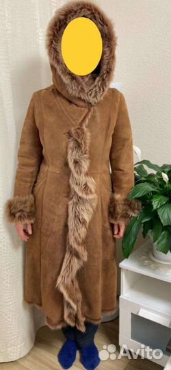 Дубленка натуральная женская 48 размер